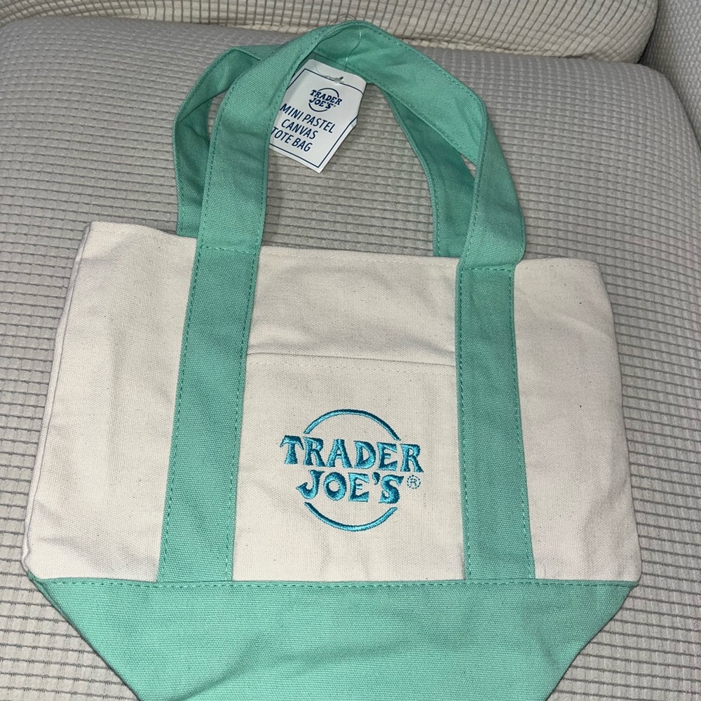 Green Trader Joe’s Mini Tote - Spring Limited Edition